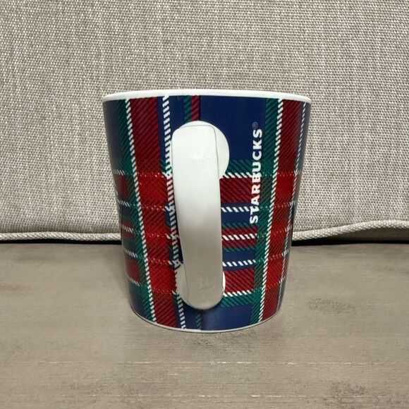 Starbucks 2017 Tartan Plaid Mug - Red, Blue, Green 18 ounces - Picture 2 of 7